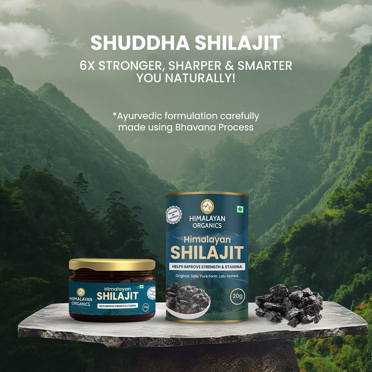 Usa Himalayan Organics Himalayan Shilajit/Shilajeet Resin. Original & Premium Quality 20g, in Usa